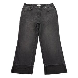 Edited by Hunter McGrady Women's‎ Size 10 Cuffed Wide Leg High Rise Jean NWOT